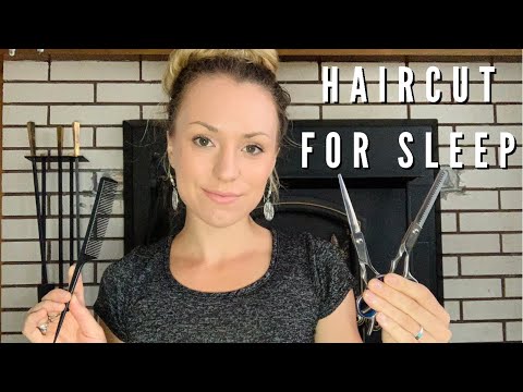 SLEEP INDUCING HAIRCUT ASMR | ASMR Haircut Roleplay Whisper | Tingly Haircut ASMR | Scissor Sounds
