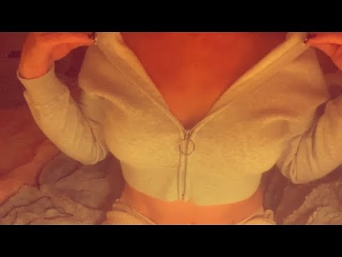 ASMR shirt scratching with tiny taps and some mouth sounds - lo-fi