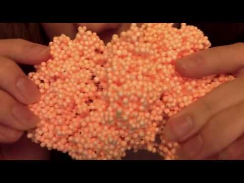 ASMR // playing with super tingly floam // tapping and whispering