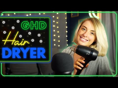 [ASMR] Hair drying / Blowdrying / GHD Travel Hair Dryer !!