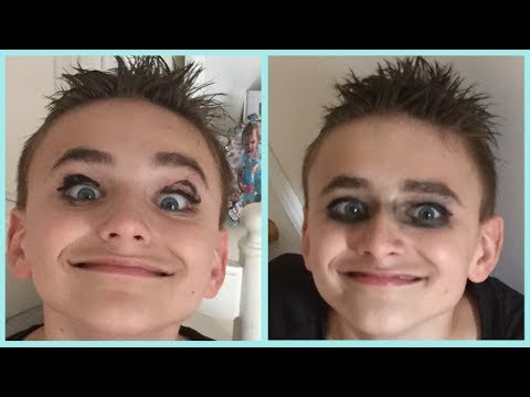 Giving My Brother a Smokey Eye GONE WRONG!