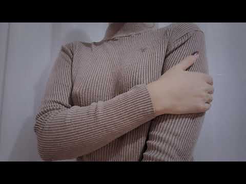 ASMR shirt scratching, chest tapping/rubbing 💫