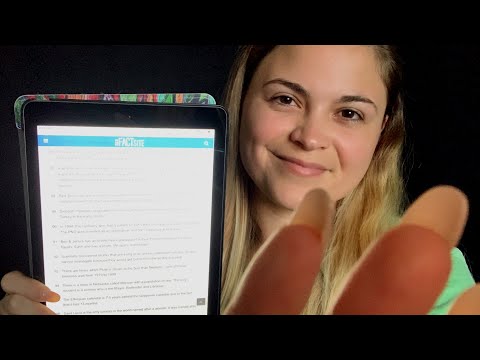 [ASMR] Random Facts Whispered to You + Face Touching