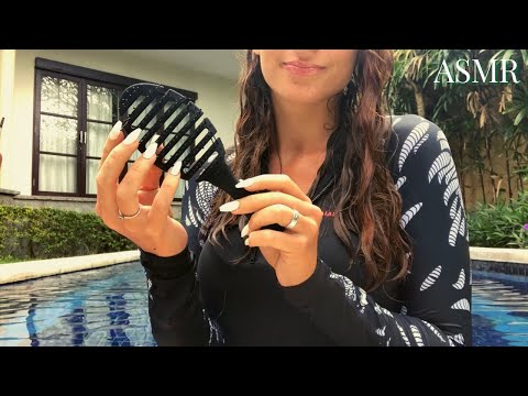 ASMR by the Pool☀️💦