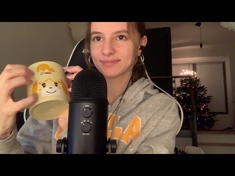ASMR what I got for Christmas aka Animal Crossing haul (tapping and mouth sounds)