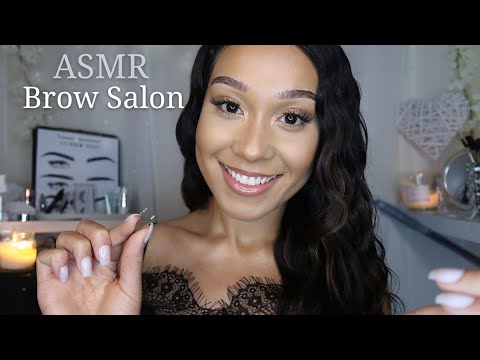 ASMR Brow Beauty Salon 🖤 Sleepy Eyebrow Makeover