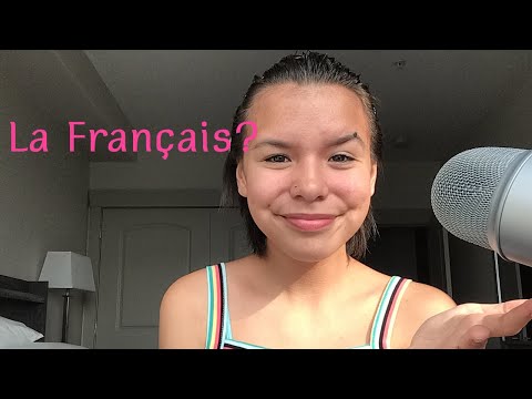 ASMR in French *AMAZING TINGLES but not that good French haha*