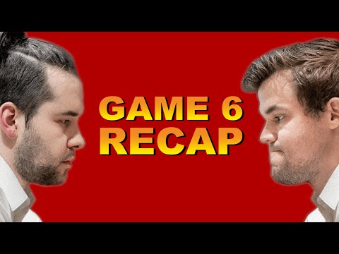 "And the Winner Is.." Magnus Carlsen vs. Ian Nepomniachtchi ♔ World Chess Championship Game 6 ♔ ASMR