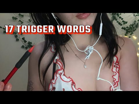 asmr💋 trigger words just for you 🥰 *jellyfish, pluck, cozy cocoon, gently, jungle, etc*