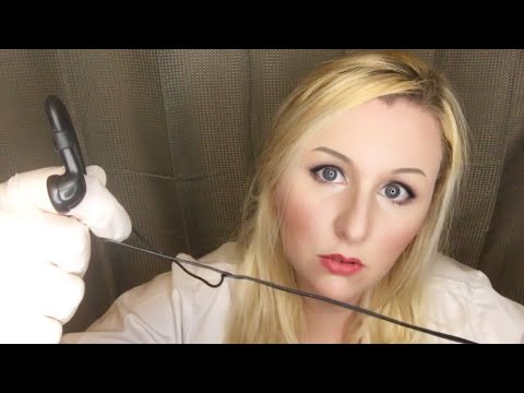 ASMR Head Examination for Data | Eyes, Skin, Ears, Light, Gloves