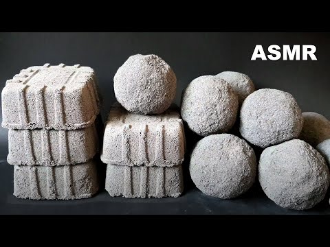 ASMR: Sandment Charcoal and Gritty Cornstarch Crumbles (2 videos) #288