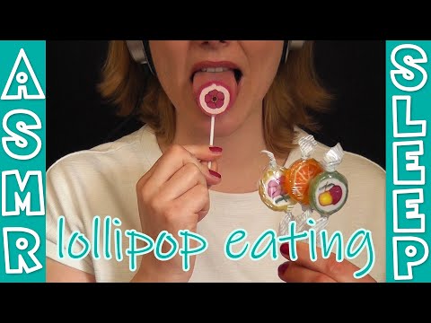 ASMR lollipop eating 🍭 2 [sucking, mouth sounds, breathing]