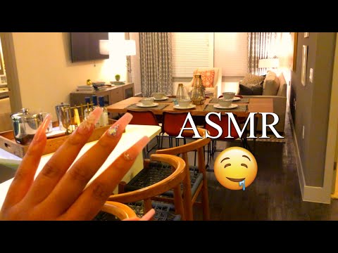 ASMR - ♡ TAPPING AROUND A FURNISHED APARTMENT 🏡 (SOOO TINGLY 🤤)