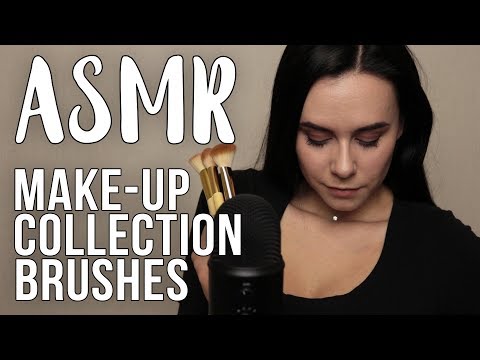 ASMR | АСМР My make-up and brushes collection 💄 Моя косметичка