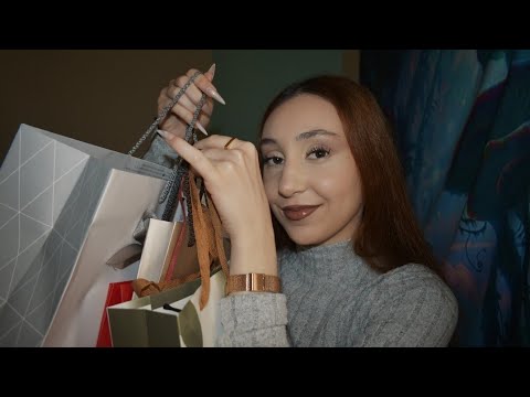 ASMR | What I got for my birthday! (long nails tingles 💅)