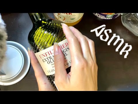 ASMR Tapping Glass Jars/Containers🍷🥛