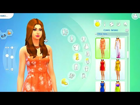ASMR Português 🎮 Gameplay The Sims 4 / Ep. 1 Ela é tão fofa - Soft Spoken , Whisper