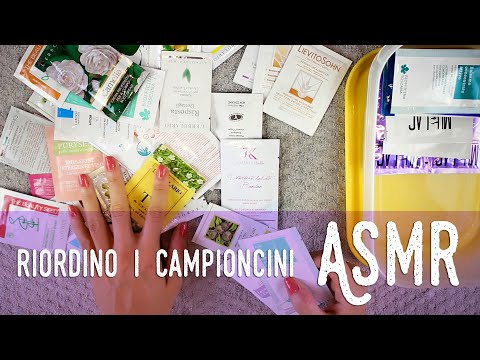 ASMR ita - 🧴 TANTI CAMPIONCINI da mettere in ORDINE (Whispering)