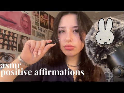 asmr: positive affirmations + negative energy plucking (whispers, positive affirmations, rambles)