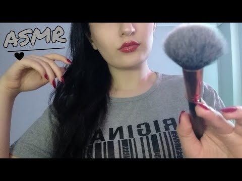 ASMR trying to give you tingles(mic brushing, tapping,mouth sounds)