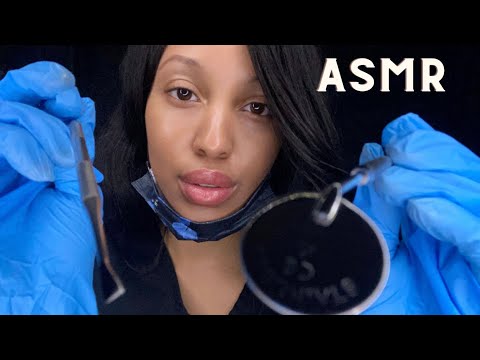 ASMR DENTIST CHECK UP AND EXAM ROLEPLAY 🦷 UP CLOSE WITH LAYERED SOUNDS FOR DEEP SLEEP 💤