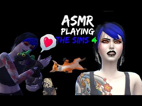 ASMR Playing The Sims 4 [Keyboard Sounds] [Whispering]