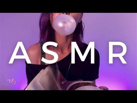 ASMR | Gum & Page Turning | Page Flipping, Tapping, Finger Licking, Book Showing (No Talking)