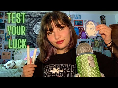 ASMR Test Your Luck | Intuition Tests, Follow My Instructions, Focus On Me (Fast & Aggressive) :) 😴