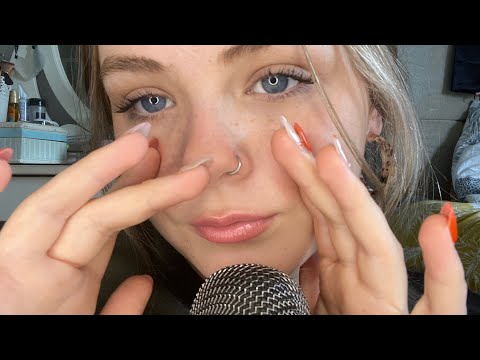 ASMR~Up-Close Fast Inaudible Whispering and Gum Chewing/ Mouth Sounds