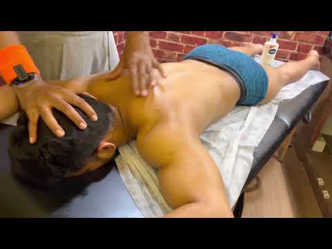 ASMR Deep Tissue Relaxing Back  Massage | asmr For sleep