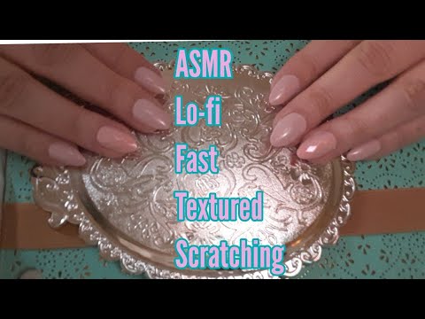 ASMR Lo-fi Fast Textured Scratching(No Talking)