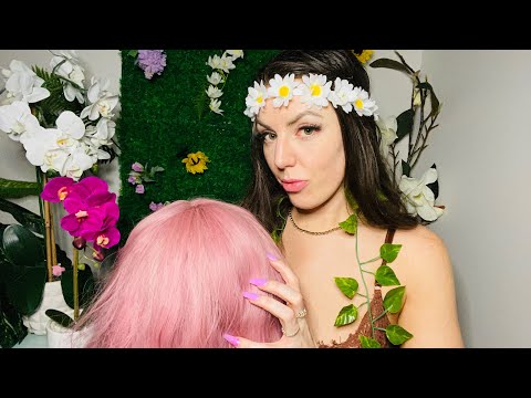 scratching, hair play, and scalp massaging u to SLEEP | melty fairy ASMR for relaxing anxiety relief