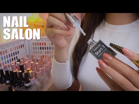 ASMR Doing Your Nails 💅| Nail Extension & Gel Nail (No Talking)