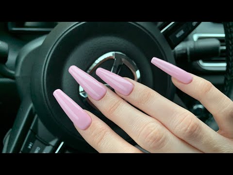 ASMR Fast Scratching & Tapping in my CAR | LOFI | with Camera Tapping & Rain Sounds | No Talking