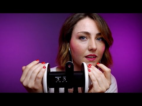 ASMR - Attention! Your ears! (Brushing, ear cupping, oil massage, mouth sounds +more!)