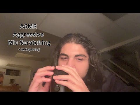 ASMR Aggressive Mic Scratching and too much rambling