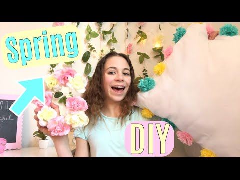 DIY Spring Room Decor! INEXPENSIVE AND EASY!!!