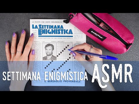 ASMR ita - 📝 SETTIMANA ENIGMISTICA CARTACEA • Gran Ritorno!! (Intense Whispering)