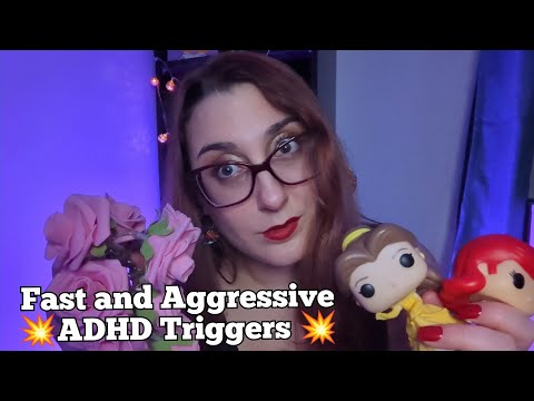 Fast and Aggressive ASMR - For ADHD ~ Random Cuts