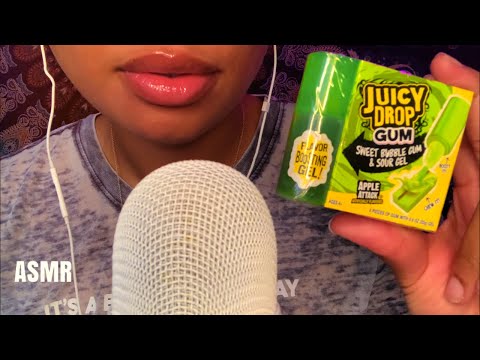 ASMR | Juicy Drop Gum Candy | 🍬 Q&A
