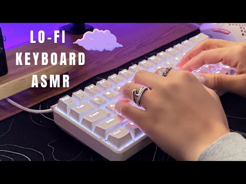 Keyboard asmr & build up camera taps + fingerpad tapping on leather (tinglyyy)
