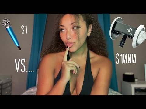 ASMR | $1 vs $1000 Mic 🎤🤯 Which is Your Favourite?