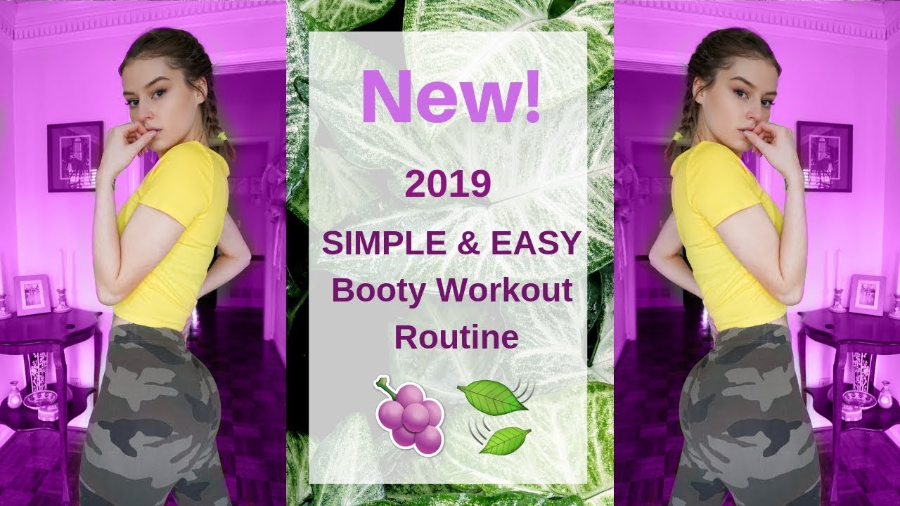 ASMR 2019 Updated EASY AT HOME lower body workout routine