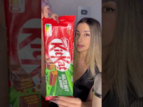 Dev pakette KitKat 🍫 #asmr #asmreating #mukbang