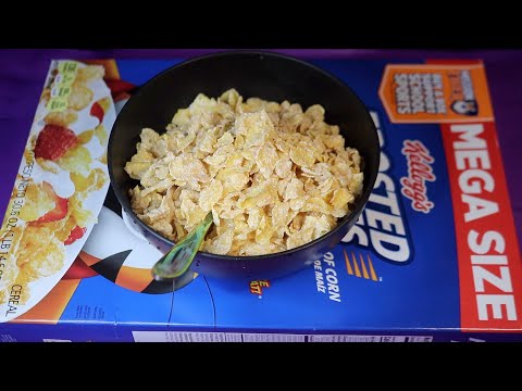 Kellogg's Frosted Flakes ASMR Eating Sounds