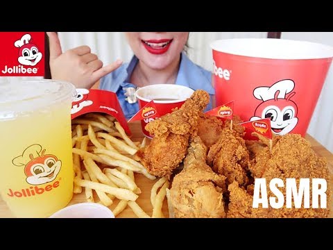 ASMR Jollibee Fried Chicken | 후라이드치킨 먹방 |mukbang **Eating Sound