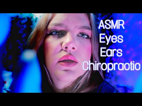 ASMR Most Detailed Exam, Ear Cleaning, Eye tests, Hearing Tests, Chiropractor, Deep Tissue Massage