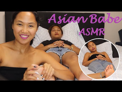 ASMR Giving each other relaxing Foot Massage!😴😴