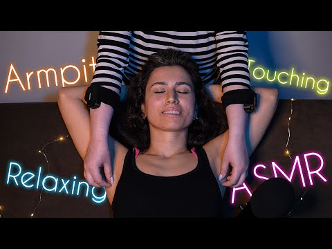 💤 Relaxing Whispering ASMR Armpit Tracing and Light Touching