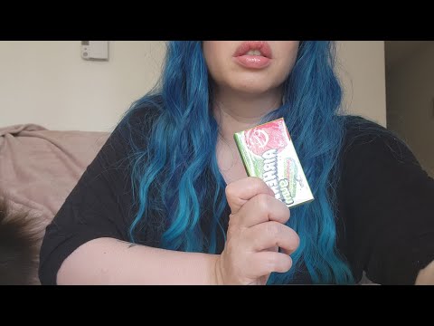 ASMR Slow 🐌 Gum Chewing & Hand Movements